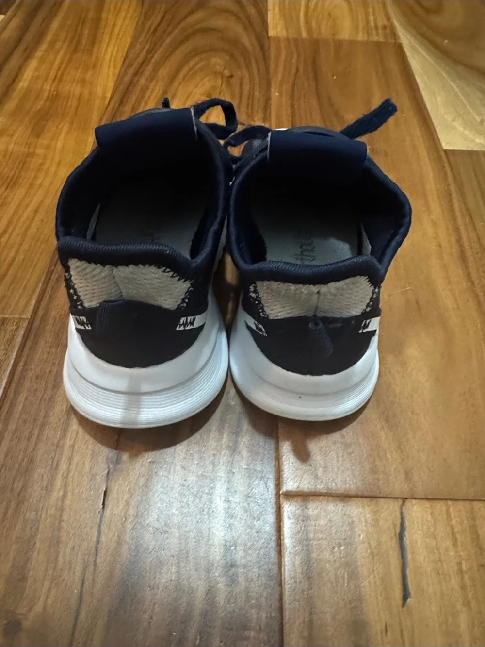 adidas Kids Navy & White Athletic Sneakers